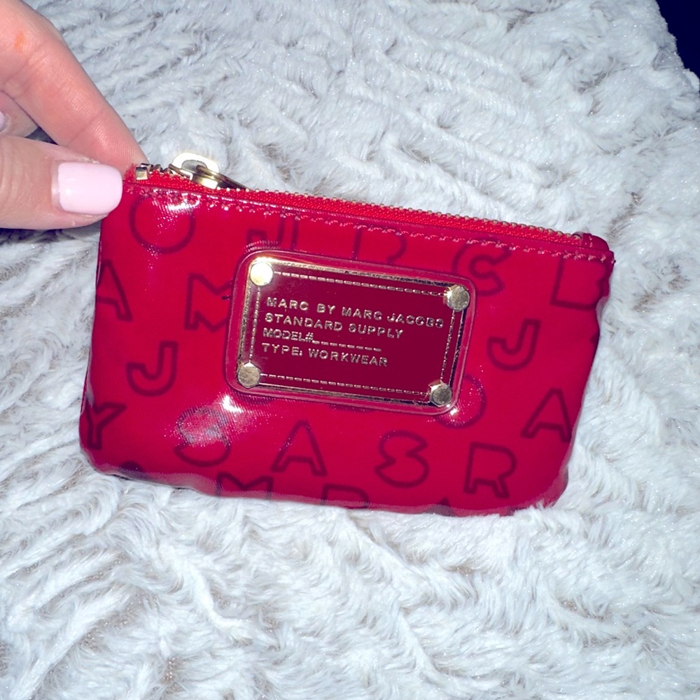 Marc Jacobs red Key&Card holder